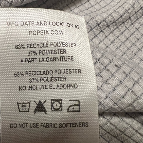 Patagonia Women’s Capilene Midweight Crew Baselayer Top Sz S Gray FTGX Polartec - Picture 10 of 14